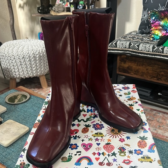 NWOT Jeffery Campbell Inspect bootie - Picture 6 of 7